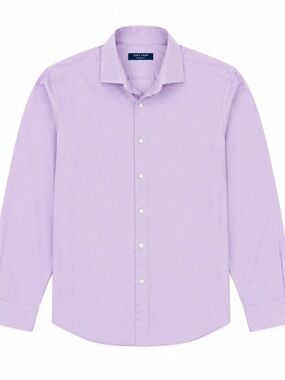 Cole Haan GrandØS Purple Button Down Dress Shirt Men’s 15.5 34/35 Slim Fit